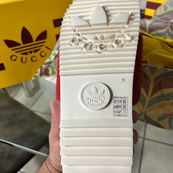 Adidas Gucci X GG platform sandals men’s - Picture 6 of 9